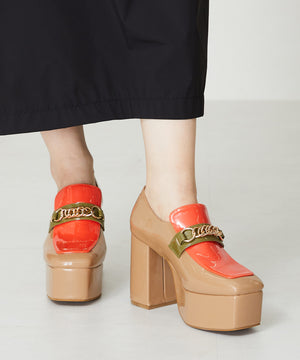 プラットフォームチェーンローファー/41104