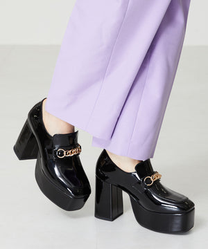 プラットフォームチェーンローファー/41104