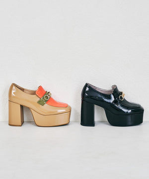 プラットフォームチェーンローファー/41104