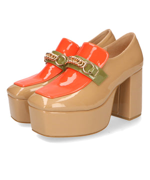 プラットフォームチェーンローファー/41104