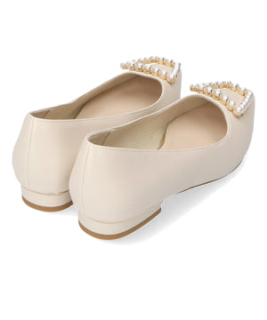 【WEB限定】パールモチーフポインテッドトゥパンプス/41117