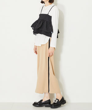 ビジューバックル厚底シューズ/41118