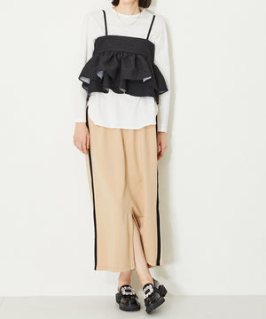 ビジューバックル厚底シューズ/41118