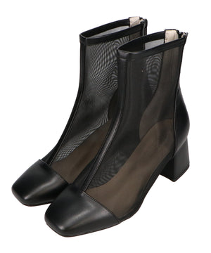 スクエアトゥチュールブーツ/41183