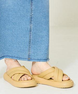 パデットクロススライドサンダル/41232