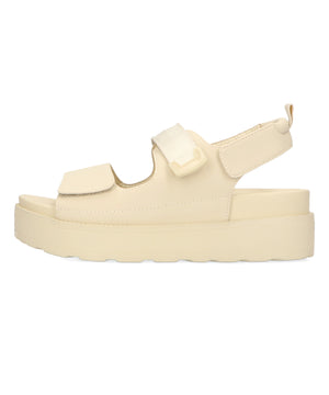 ダブルベルトベルクロ厚底サンダル/41238