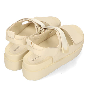 ダブルベルトベルクロ厚底サンダル/41238