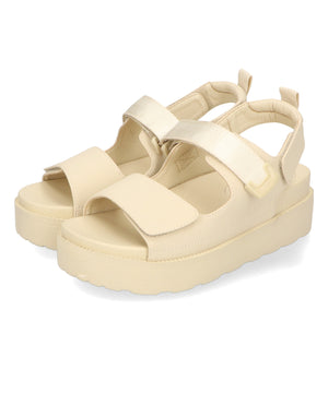 ダブルベルトベルクロ厚底サンダル/41238