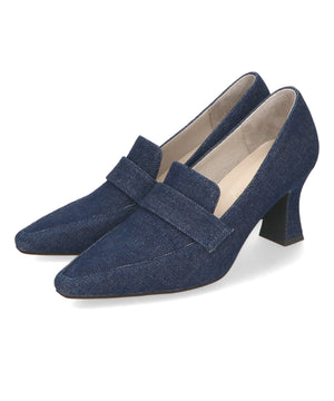 【WEB限定】ポインテッドトゥヒールローファー/41292