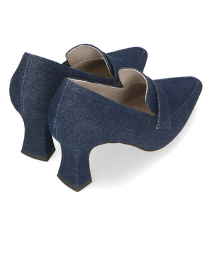 【WEB限定】ポインテッドトゥヒールローファー/41292