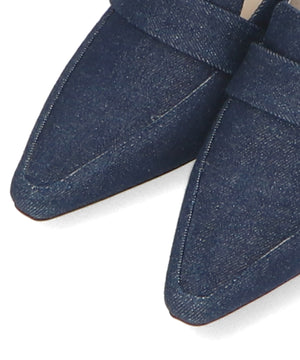 【WEB限定】ポインテッドトゥヒールローファー/41292