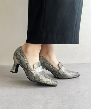 【WEB限定】ポインテッドトゥヒールローファー/41292