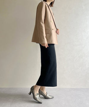 【WEB限定】ポインテッドトゥヒールローファー/41292