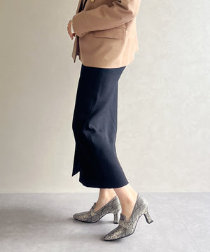 【WEB限定】ポインテッドトゥヒールローファー/41292