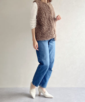 【WEB限定】ポインテッドトゥヒールローファー/41292