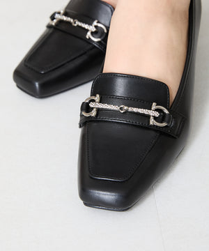 【WEB限定】ビットローファーヒールパンプス/41304