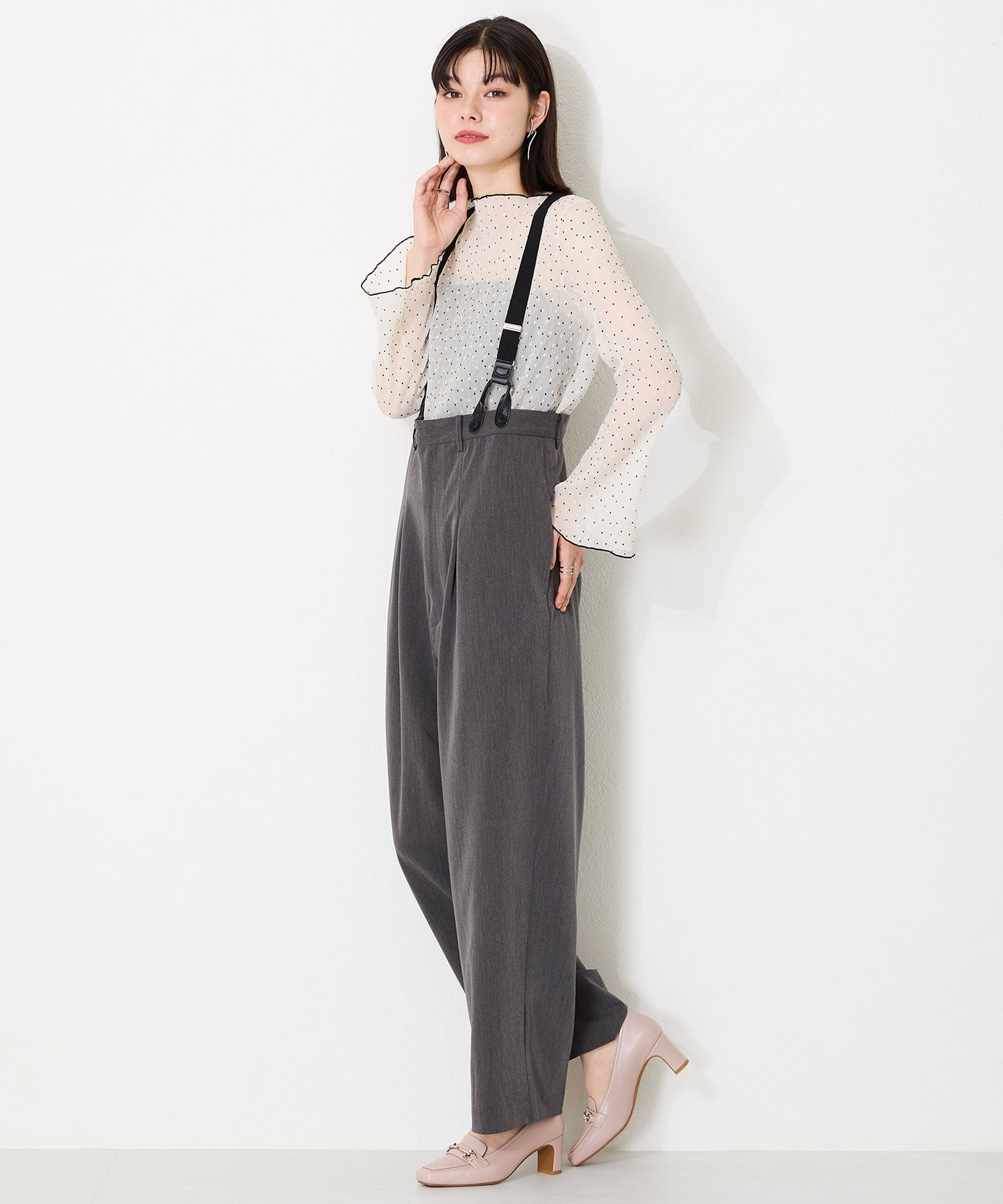 【WEB限定】ビットローファーヒールパンプス/41304
