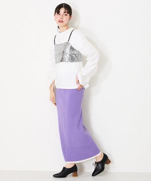 【WEB限定】ウッドヒール甲深パンプス/41307