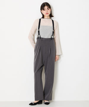 【WEB限定】ビジューリボンフラットパンプス/41310
