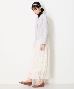 【WEB限定】ビジューリボンフラットパンプス/41310