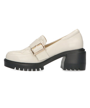 【WEB限定】キルティング×スタッズ厚底シューズ/41311