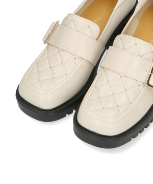 【WEB限定】キルティング×スタッズ厚底シューズ/41311