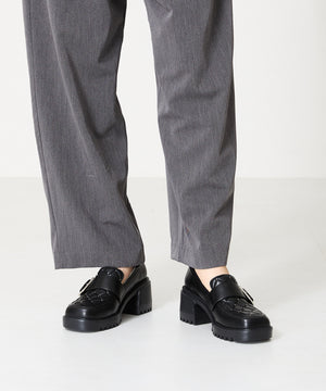 【WEB限定】キルティング×スタッズ厚底シューズ/41311