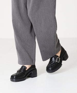 【WEB限定】キルティング×スタッズ厚底シューズ/41311