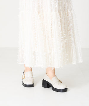 【WEB限定】キルティング×スタッズ厚底シューズ/41311