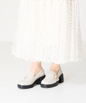 【WEB限定】キルティング×スタッズ厚底シューズ/41311