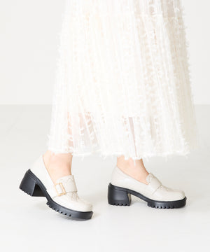 【WEB限定】キルティング×スタッズ厚底シューズ/41311