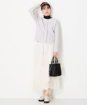 【WEB限定】キルティング×スタッズ厚底シューズ/41311