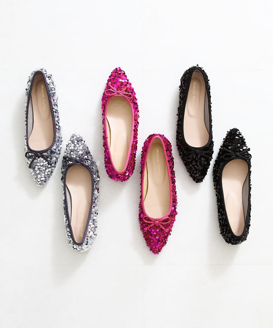 【WEB限定】スパンコールバレエシューズ/41315