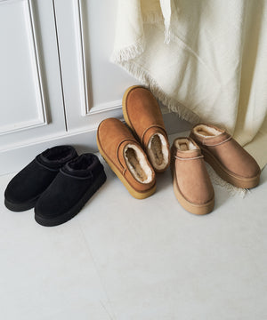 厚底ムートンスリッポンシューズ/41320