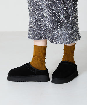 厚底ムートンスリッポンシューズ/41320