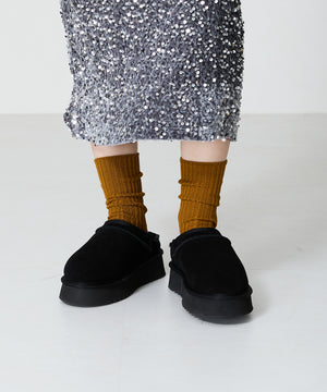 厚底ムートンスリッポンシューズ/41320