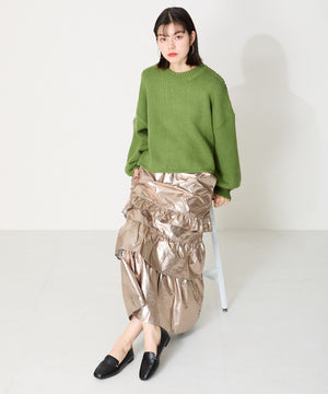 【WEB限定】ゴールドモチーフオペラパンプス/41322