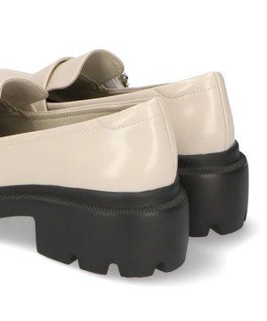 厚底ビジューローファー/41383