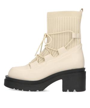 ニットドッキングレースアップブーツ/41402