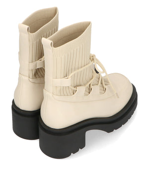 ニットドッキングレースアップブーツ/41402