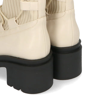 ニットドッキングレースアップブーツ/41402