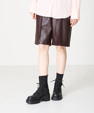 ニットドッキングレースアップブーツ/41402