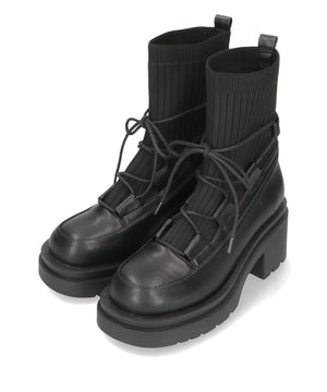 ニットドッキングレースアップブーツ/41402