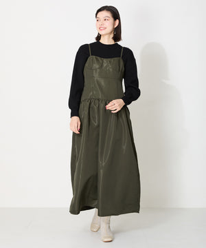 ツイード切替スクエアトゥブーツ/41404