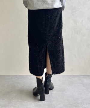 変形ヒールラウンドトゥショートブーツ/41405