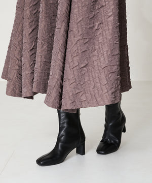 ストレッチヒールバックジップブーツ/41406