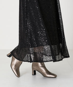 ストレッチヒールバックジップブーツ/41406