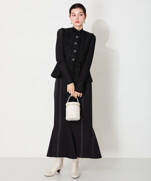 ストレッチヒールバックジップブーツ/41406