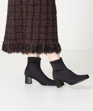 スクエアトゥニットブーツ/41407