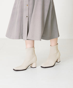 スクエアトゥニットブーツ/41407